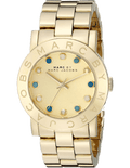 Marc Jacobs Amy Dexter Gold Dial Gold Steel Strap Watch for Women - MBM3215