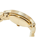 Marc Jacobs Amy Black Dial Gold Steel Strap Watch for Women - MBM3273
