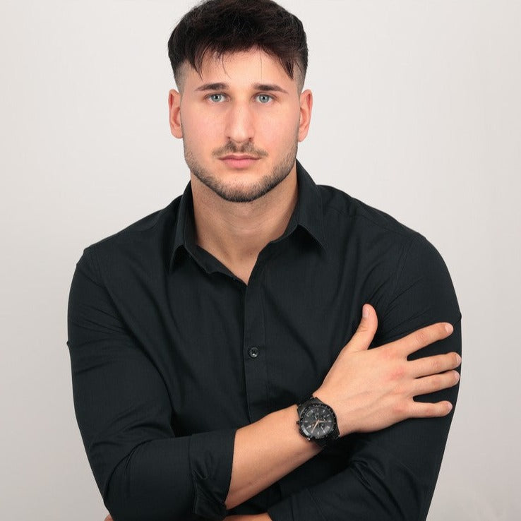 Maserati SFIDA Chronograph Black Dial Black Steel Strap Watch For Men - R8873640011