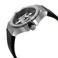 Maserati Potenza Automatic Black Dial Black Leather Strap Watch For Men - R8821108038