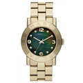 Marc Jacobs Amy Black Dial Gold Steel Strap Watch for Women - MBM3273