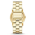 Marc Jacobs Amy Black Dial Gold Steel Strap Watch for Women - MBM3273
