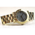 Marc Jacobs Amy Black Dial Gold Steel Strap Watch for Women - MBM3273