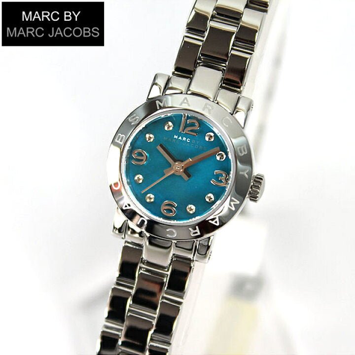 Marc Jacobs Amy Blue Dial Silver Steel Strap Watch for Women - MBM3274