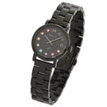 Marc Jacobs Baker Black Dial Black Steel Strap Watch for Women - MBM3425