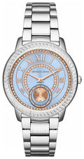 Michael Kors Madelyn Quartz Blue Dial Silver Steel Strap Watch For Women - MK6286