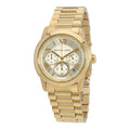 Michael Kors Cooper Gold Dial Gold Steel Strap Watch for Women - MK6274