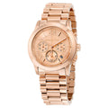 Michael Kors Cooper Rose Gold Rose Gold Steel Strap Watch for Women - MK6275