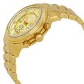 Michael Kors Runway Gold Dial Gold Steel Strap Watch for Men - MK8077