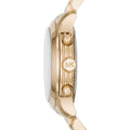 Michael Kors Cooper Gold Dial Gold Steel Strap Watch for Women - MK6274