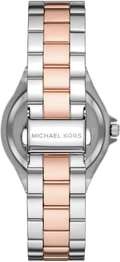 Michael Kors Lennox Three Hand Quartz Silver Dial Two Tone Steel Strap Watch For Women - MK6989