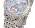 Michael Kors Madelyn Quartz Blue Dial Silver Steel Strap Watch For Women - MK6286