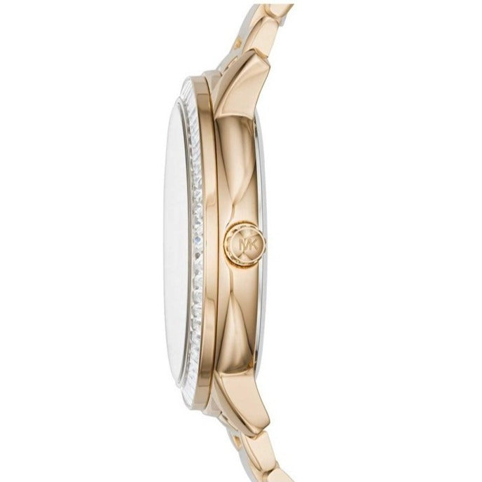 Michael Kors Madelyn Quartz Gold Dial Gold Steel Strap Watch For Women - MK6287
