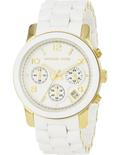 Michael Kors Runway White Dial White Steel Strap Watch for Women - MK5145
