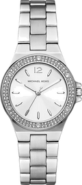 Michael Kors Lennox Three Hand Silver Dial Silver Steel Strap Watch For Women - MK7280