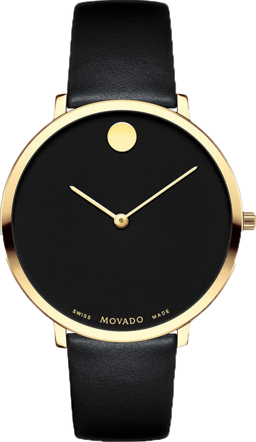 Movado 70th Anniversary Special Edition Black Dial 35mm Watch For Women - 0607137