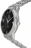 Omega De Ville Prestige Co-Axial Black Dial Silver Steel Strap Watch for Men - 424.10.40.20.01.001