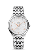 Omega De Ville Prestige Co Axial Silver Dial Silver Steel Strap Watch for Men - 424.10.40.20.02.004