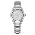 Omega Seamaster Aqua Terra Quartz Diamonds Mother of Pearl Dial Silver Steel Strap Watch for Women - 220.10.28.60.55.001