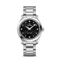 Omega Seamaster Aqua Terra Quartz Diamond Black Dial Silver Steel Strap Watch for Women - 220.10.28.60.51.001