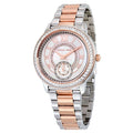 Michael Kors Madelyn Silver Dial Two Tone Steel Strap Watch for Women - MK6288