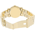 Marc Jacobs Amy Blue Dial Gold Steel Strap Watch for Women - MBM3220