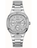 Guess Duchess Quartz Silver Dial Silver Steel Strap Watch For Women - GW0558L1