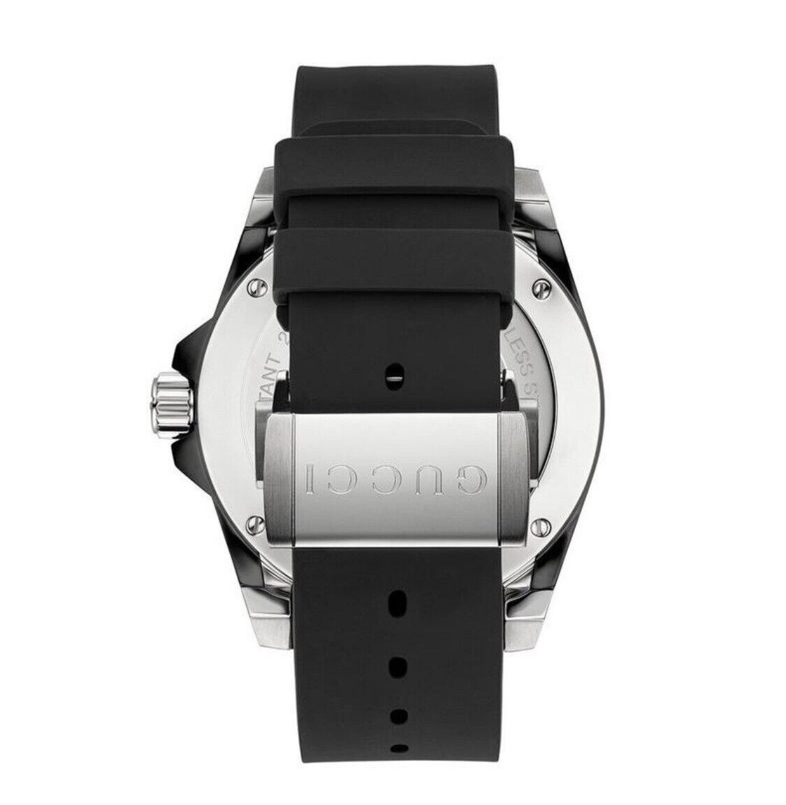 Gucci Dive Analog Quartz Black Dial Black Rubber Strap Watch For Men - YA136204