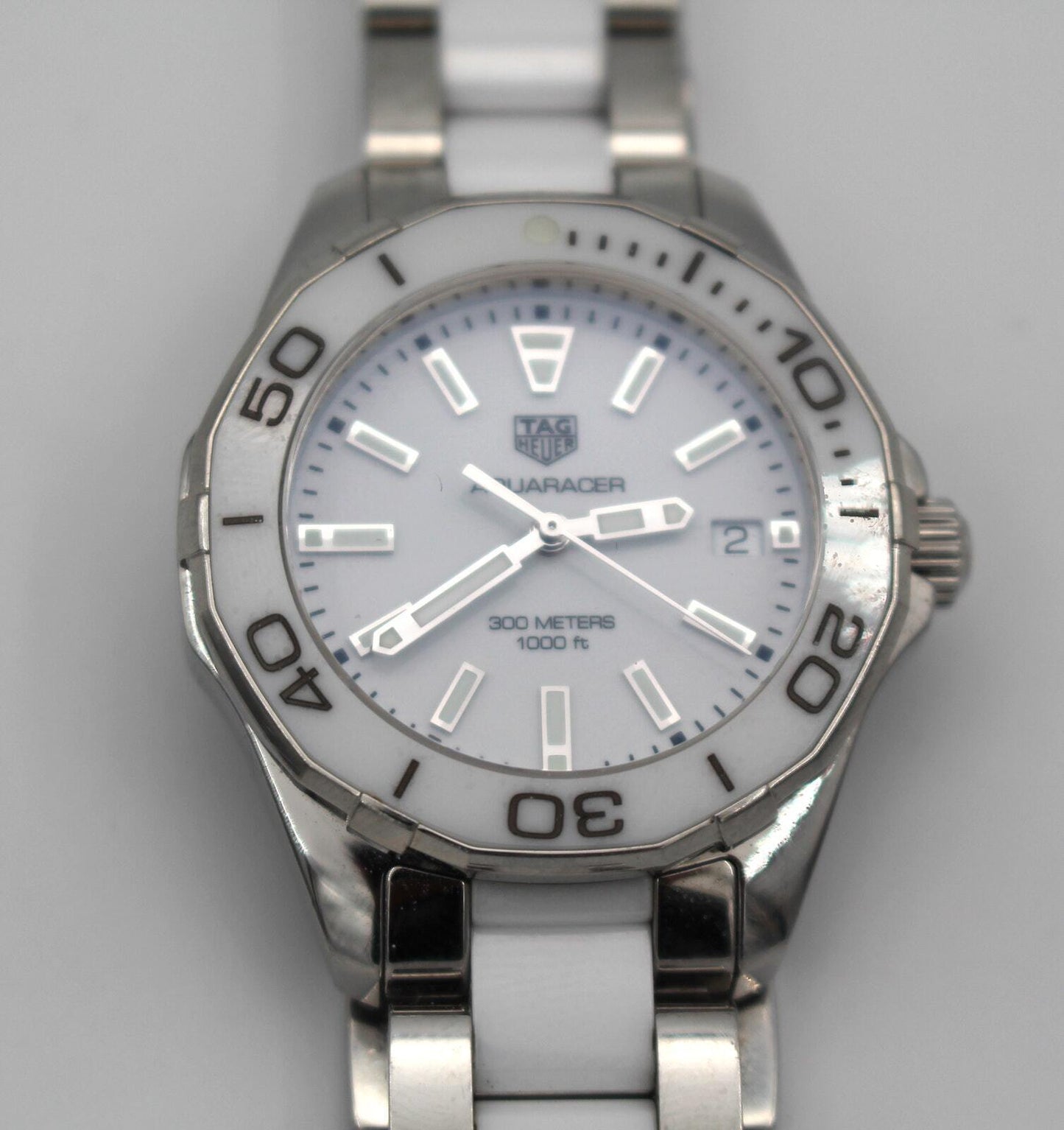 Tag Heuer Aquaracer White Dial Watch for Women - WAY131B.BA0914