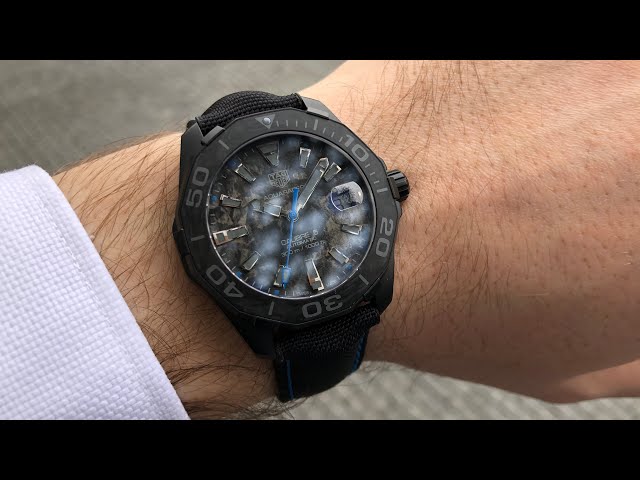 Tag Heuer Aquaracer Carbon Dial Watch for Men - WBD218C.FC6447