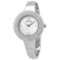 Swarovski Crystal Rose Silver Dial Silver Steel Strap Watch for Women - 5483853