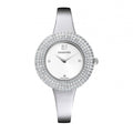 Swarovski Crystal Rose Silver Dial Silver Steel Strap Watch for Women - 5483853