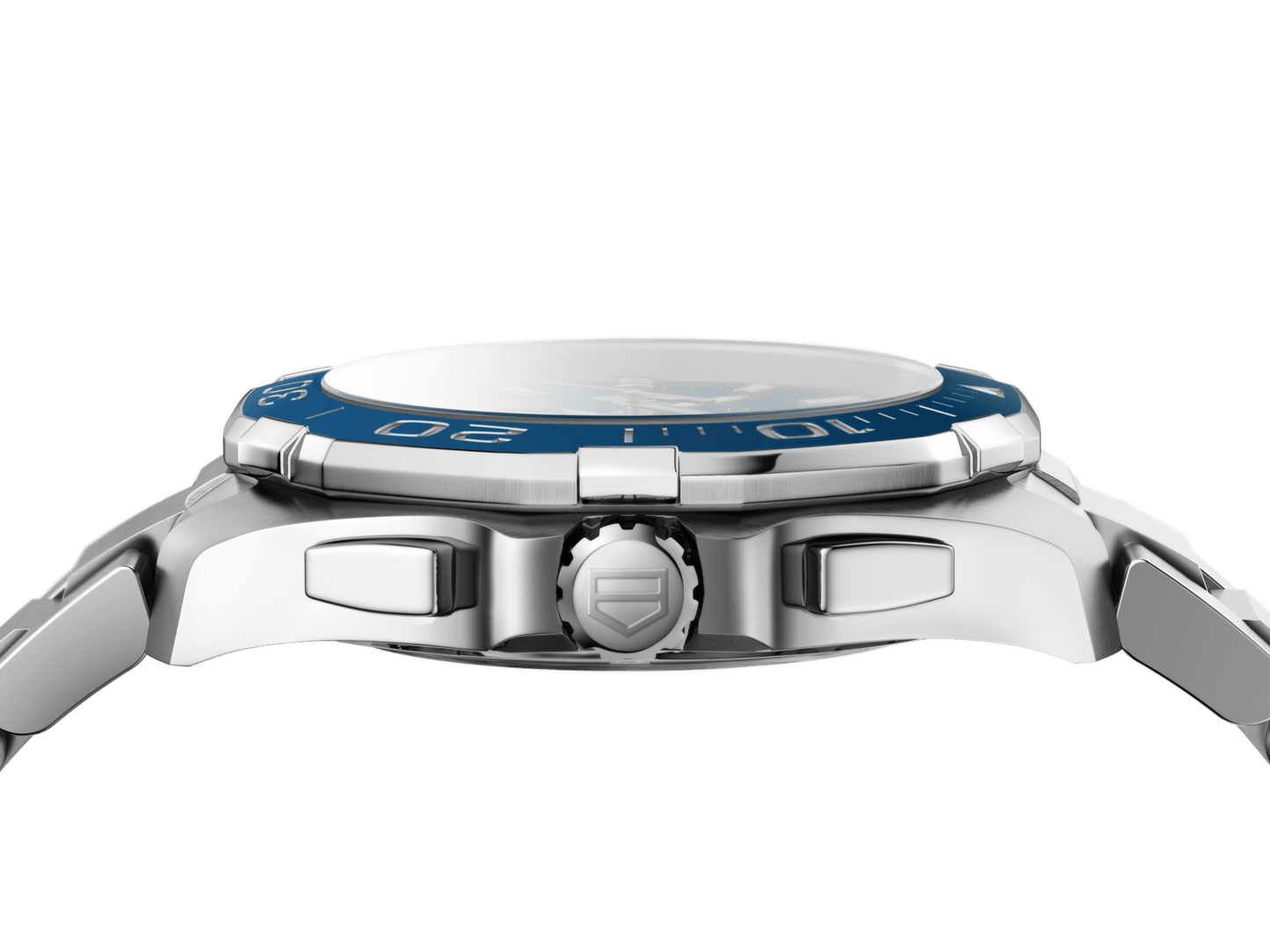 Tag Heuer Aquaracer Blue Dial SIlver Steel Strap Watch for Men - CAY111B.BA0927