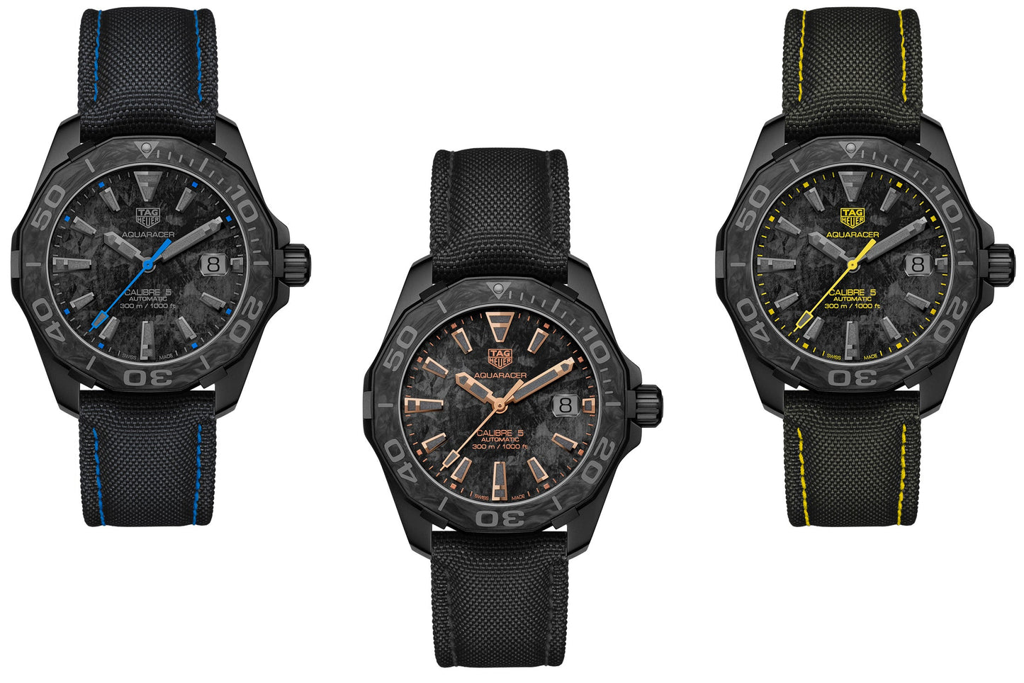 Tag Heuer Aquaracer Carbon Dial Watch for Men - WBD218C.FC6447