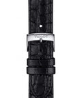 Tissot Everytime Medium White Dial Black Leather Strap Watch For Men - T109.410.16.033.01