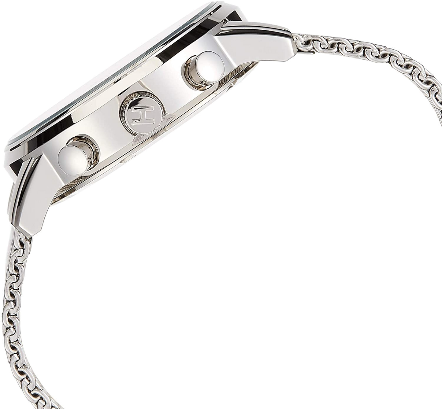 Tommy Hilfiger Harrison Quartz Grey Dial Silver Mesh Bracelet Watch for Men - 1790877