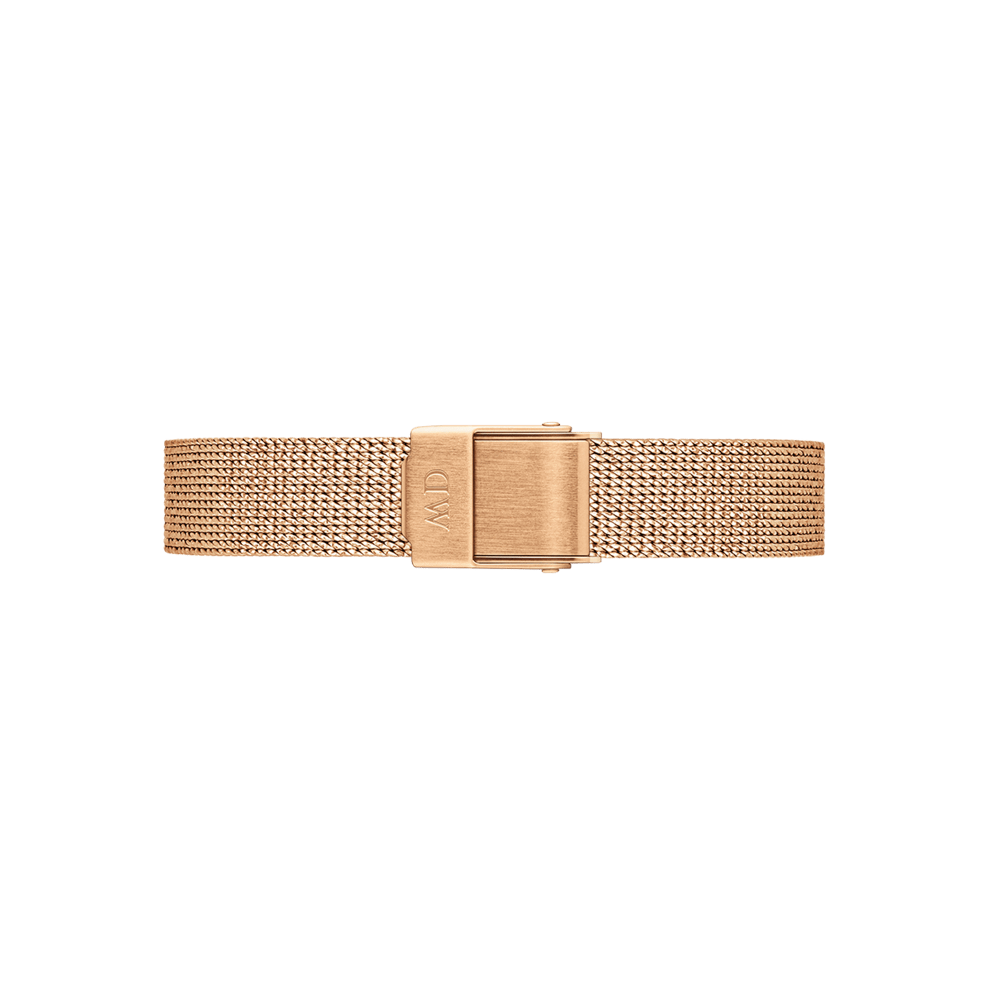Daniel Wellington Quadro Unitone Rose Gold Dial Rose Gold Mesh Strap Watch For Women - DW00100484