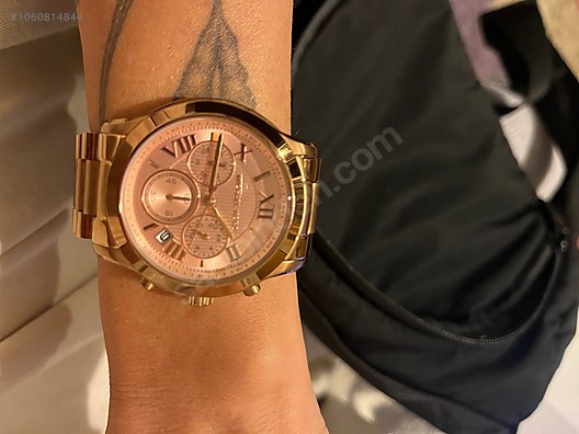 Michael Kors Cooper Rose Gold Rose Gold Steel Strap Watch for Women - MK6275