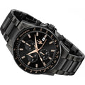 Maserati SFIDA Chronograph Black Dial Black Steel Strap Watch For Men - R8873640011