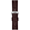 Tissot Luxury Powermatic 80 Silver Dial Brown Leather Strap Watch For Men - T086.407.16.031.00