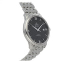 Omega De Ville Prestige Co-Axial Black Dial Silver Steel Strap Watch for Men - 424.10.40.20.01.001