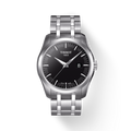 Tissot T Trend Couturier Chronograph Black Dial Silver Steel Strap Watch For Men - T035.410.11.051.00