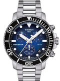 Tissot Seastar 1000 Chronograph Driver Blue Dial Silver Steel Strap Watch For Men - T120.417.11.041.01