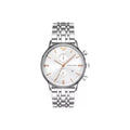 Emporio Armani Chonograph SIlver Dial Silver Steel Strap Watch For Men - AR1933