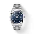 Tissot Gentlemen Powermatic 80 Silicium Blue Dial Silver Steel Strap Watch For Men - T127.407.11.041.00