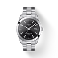 Tissot Gentleman Powermatic 80 Silicium Black Dial Silver Steel Strap Watch For Men - T127.407.11.051.00