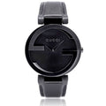 Gucci Interlocking G Black Dial Watch For Women - YA133302