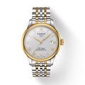 Tissot T Classic Le Locle Powermatic 80 Silver Dial Two Tone Steel Strap Watch For Men - T0064072203301