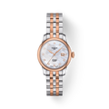 Tissot Le Locle Automatic Diamonds Mother of Pearl White Dial Two Tone Steel Strap Watch For Women - T006.207.22.116.00
