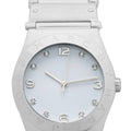 Marc Jacobs Amy White Dial Silver Steel Strap Watch for Women - MBM8518